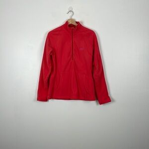 The North Face half zip pullover kangaroo pocket fleece women's top Size Large